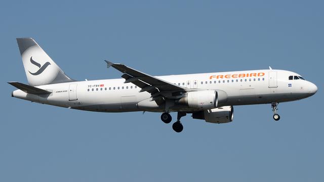 TC-FBV:Airbus A320-200:Freebird Airlines